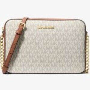 Michael Kors Jet Set Signature Logo Crossbody Bag